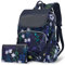 Fmeida Rucksack Damen Klein Anti Diebstahl Nylon Laptop Rucksack 14 Zoll Umhängetasche Wasserdichte 2 in 1 Schultertasche Casual Daypack Reiserucksack für Frauen Mädchen Blumen