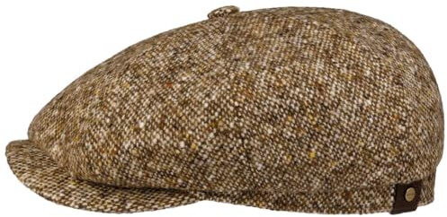Stetson Hatteras Gorra Newsboy Donegal Tweed Lana Virgen Mezclado Multicolor Unisex Otono Invierno