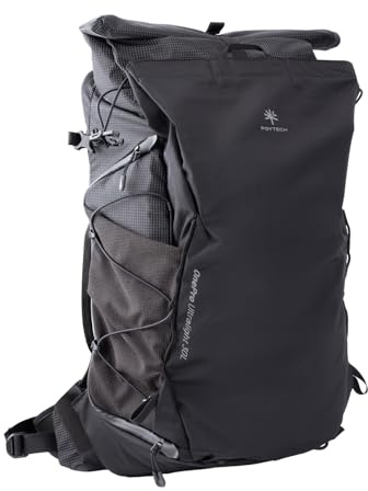 PGYTECH OnePro Ultralight Sac a Dos Appareil Photo Expansible 30L Sac Photo Voyage Outdoor avec Housse de Pluie, Séparateurs et Ordinateur 14-16, Compatible avec DSLR/Drones/Hybrides, Noir