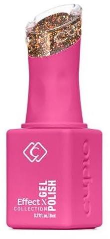 Cupio Gellack Effect X Collection Flash Moonstone 8 ml – transparent gellack med flash-effekt, intensiv glitter, iriserande skimmer och professionell kvalitet