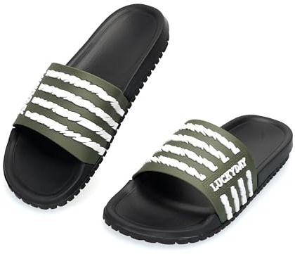 JOMIX Ciabatte Uomo Estive da Doccia Asciugatura Rapida Sandali Pantofole da Casa Morbide e Comode Traspiranti Antiscivolo Scarpe da Interni ed Esterni MES260129-0