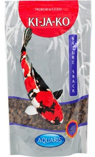 KI-JA-KO Nature Snack – Comida para Peces Koi - 350 g. Alimento para Carpas koi Rico en proteínas y Grasas para el Crecimiento, la energía y la vitalidad en temperaturas Superiores a 16 °C