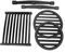 BAUSTER® Kaminrost Ø Rundrost Kaminofen Gussrost Ascherost Tafelrost Rost Ofengitter Kamin Ersatzteile Zubehör Ofenrost Grillkamin Rund (Ø 18 cm)