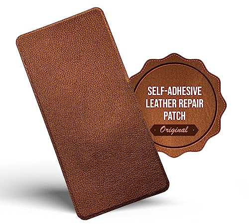 Leather Repair Patch Self Adhesive for Sofa, Car Seat – Bronze 20×10cm | The original all‑in‑one leather repair kit by MastaPlasta – upholstery‑quality, made in the UK; no tools needed