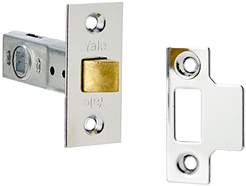 Yale Locks PM888ZP25 Mortice Latch 64mm 2.5-inch - Zinc Plated (Visi Pack of 1)