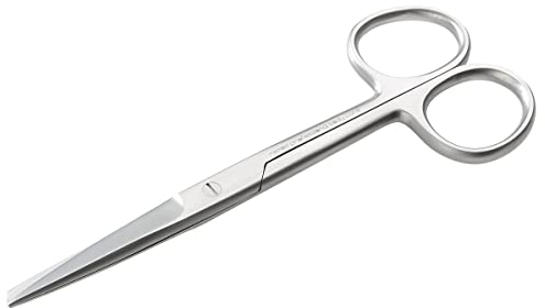 REMOS forbici per la casa, forbici universali, a punta, taglio dritto, 12 cm, acciaio inossidabile