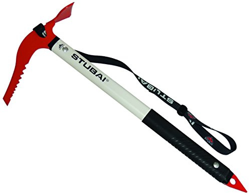 Stubai 901273, Piccozza Unisex – Adulto, Nero/Rosso, 73 cm