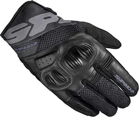 SPIDI, Flash-R Evo, Guanti Moto per Uomo, Protettivi e Resistenti, Guanti Moto Estivi Impermeabili e Antiscivolo, con Touchscreen Capacitivo, Peso Medio 0, 1 kg