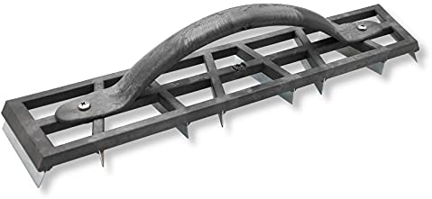 DEWEPRO® Handhobel 465x90mm Gipserhobel - Kantenhobel extra leicht mit 8 Stahlklingen - Putzerhobel - Schleifraspel