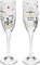 Sheepworld Sektglas-Set mit Motivdruck Welt | Sektgläser, 20 cl, Geschenkbox | Geschenk Hochzeit | 47348
