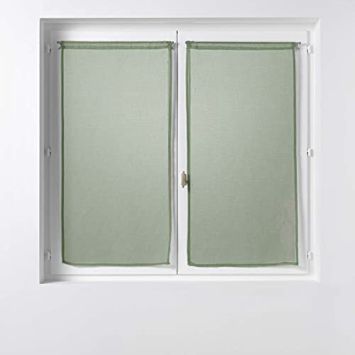 Douceur d'Intérieur, Coppia di tende passapasta (2 x 60 x 120 cm) Sandra Kaki, vela sabbiata