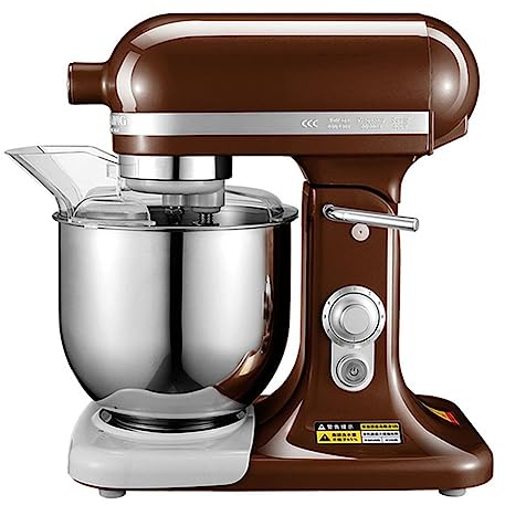 Batidora Amasadora Repostería Capacidad De 7 L 11 Velocidad Robot De Cocina Mezcla con Batidor, Ganchos para Masa Y Protector contra Salpicaduras para Cocinar Alimentos De Trigo, Ensalada, Pastel (Co
