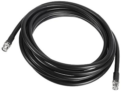 sourcing map 50 Ohm BNC Male to BNC Male Coaxial Cable RG8 4.5M/14.8ft 10mm Low Loss for Analyzer, Antenna, Oscilloscope, RF Radio, Spectrum