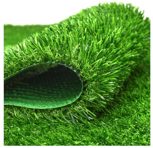 Kunstrasen, Rasenrollen, 20 mm Höhe, realistischer Astro-Rasen, Teppich, 3 x 3 m, Kunstrasenmatte für drinnen und draußen (Größe: 3 x 1 m)