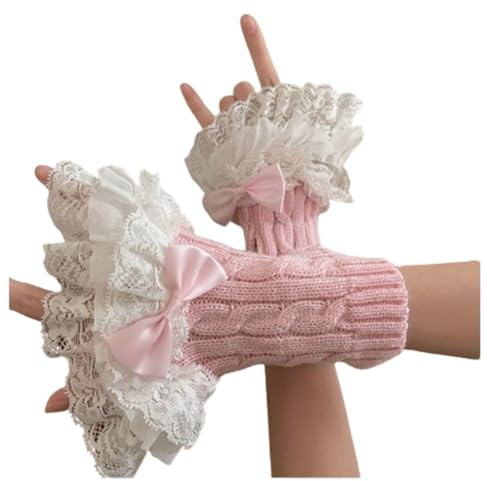 OCUH Y2K Accessories Cutecore Grunge Gloves for Women Gothic Fingerless Ripped Long Sleeve Cosplay Lolita Cute Arm Warmers