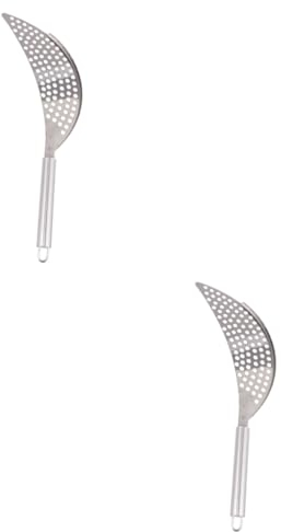 Alipis 2 Pz Utensili Da Cucina Filtro in Metallo Colapasta in Acciaio Inossidabile Setaccio Drenante in Acciaio Inox Colino Per Pasta Colino Utensile Da Cucina Verdura