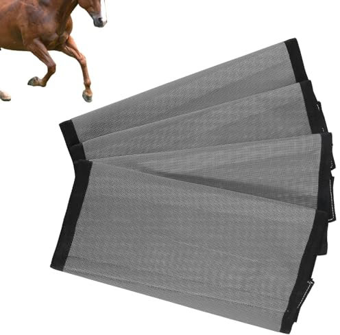 4er-Set Fliegengamaschen für, Fliegengamaschen für, Fliegengamaschen für, 4er-Set Pferdegamaschen – 4 Wiederverwendbare Pferdegamaschen – Fliegengamaschen, langlebige Fliegengamas