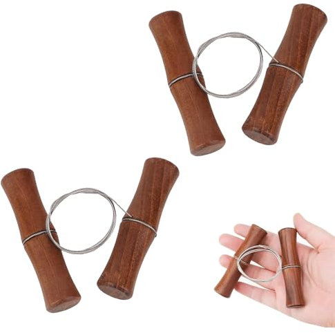 2 PCS Cheese Wire, Cutting Wire for Clay, Cheese Wire Cutter, Cheese Wire Cutter with Handles, Premium Wooden Handle Clay Wire Cutter, for Cheese Dough Clay Pottery Ceramics Art Sculptures and Pottery