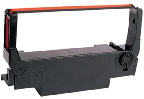 Farbbandfabrik Ruban encreur noir/rouge compatible avec Epson TM-U 220 et Epson Erc 30/34 Taille 655