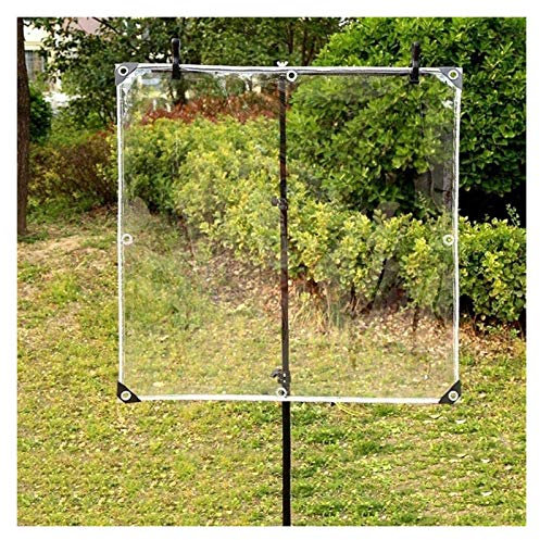 Telone trasparente durevole per tenda, magazzino, posto auto coperto, facile da pulire, panno antipioggia con tenda idratante 22 specifiche (1,8 x 2,5 m)