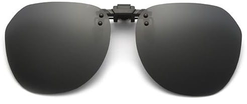 Vroxdrez Clip Lunettes de Soleil Polarisées pour Femme et Homme, Clip Solaire UV, Anti-Éblouissement, Pour Conduite, Pêche, Activités Extérieures