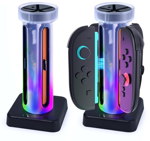 Stazione di ricarica compatibile con N Switch 2, controller Joycon stazione di ricarica compatibile con Switch 2