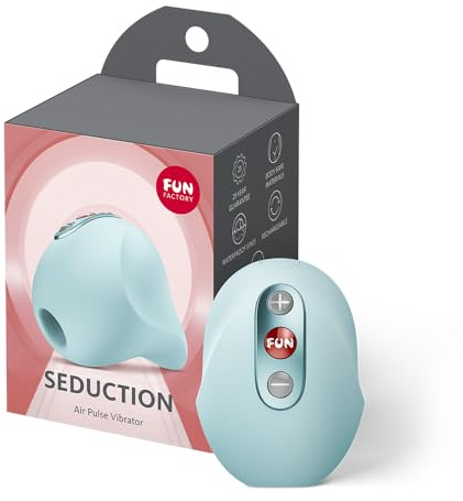 Fun Factory Seduction | vibratore ad onde di pressione per donne | stimolazione del clitoride senza contatto | 11 programmi a onde di pressione | impermeabile IPX7 | USB-C
