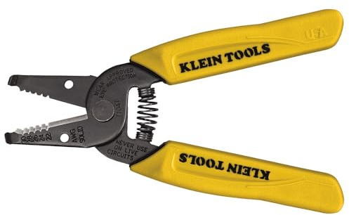Klein Tools 11047 Wire Stripper/Cutter, Made in USA, Compact, Lightweight, Hardened Steel, Precision Ground, for Stranded and Solid Wires