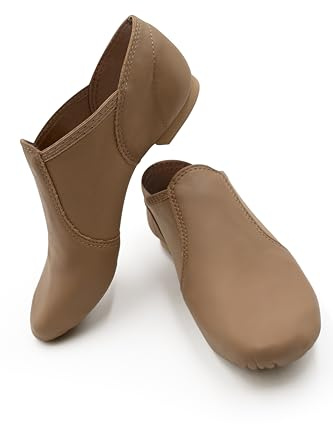 Capezio girls E Series EJ2C Jazz Slip On Caramel 11 W US Little Kid