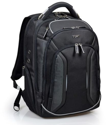 PORT DESIGNS Melbourne Sac à Dos Voyageur pour Ordinateur Portable PC 25 Litres Etanche Anti Data Hacking RFID 15.6 pouces Noir