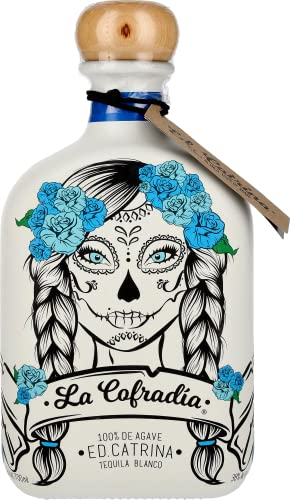 La Cofradia ED. CATRINA Tequila Blanco 100% de Agave 38% Vol. 0,7l
