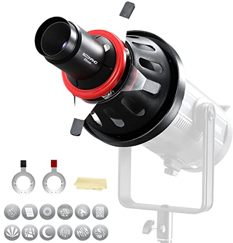 SOONPHO OT1 PRO II Optischer Konische Snoot, Konische Snoots, fotooptischer Kondensor, Art Special Effects Shaped Beam Light Cylinder für GODOX Bowens Mount
