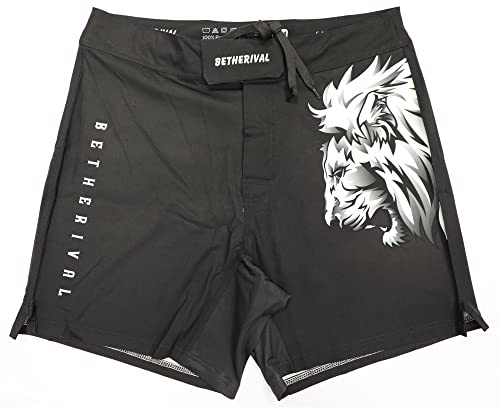 TPAZGHE MMA Shorts for Men Boxing Shorts Fight Trunks for Kickboxing, Training, BJJ, Muay Thai, Grappling (A003-38)