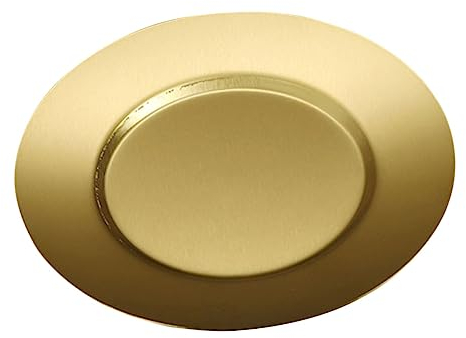 HEMOTON Assiette Ronde Vintage Acier Inoxydable Plat à Dîner Peu Profond Assiette à Steak Pour Cuisine Plat à Dessert De Style Coréen Pour Quotidien