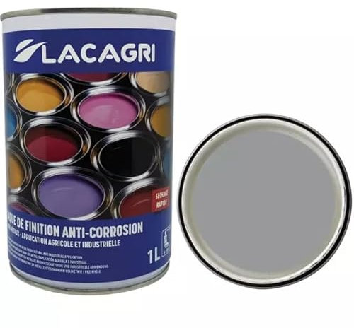 Lacagri Peinture antirouille 3 en 1 - Couche de finition et apprêt - MASSEY FERGUSON gris LA 6035
