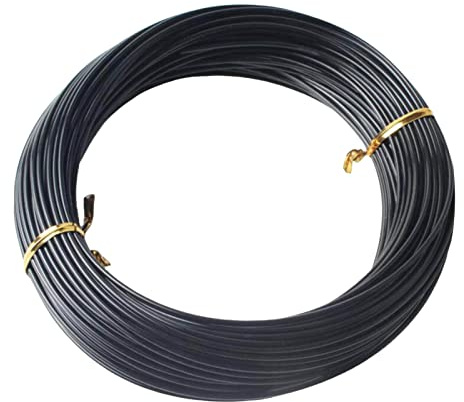 Suammiitstrieadea Monofile Angelschnur, Mono-Nylon, 30 m Durchmesser, 1,6 mm, 145 kg, Schwarz, 30 m Durchmesser 1,6 mm, 145 kg