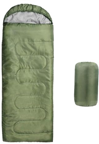 Saco de Dormir Ligero | Equipo De Camping Saco De Dormir Excursionismo | Impermeable para Viajes Caza Exterior Clima Frio Hombre Mujer Niño