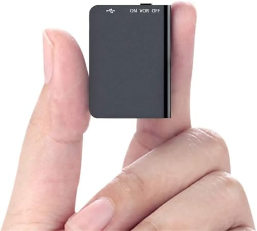 16GB Registratore Vocale, Capacità di Registrazione di 192 Ore, Registratore Vocale Professionale con Attivazione Vocale e Funzione MP3, Mini Registratore per Lezioni, Riunioni, Interviste