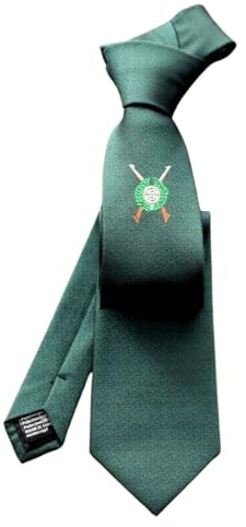 ADAMANT© Corbata de protección profesional con discos de protección, diseño en verde oscuro, 150 x 8 cm, marca de calidad desde hace más de 30 años., verde oscuro