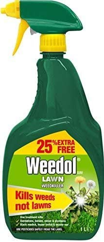Weedol Lawn Weedkiller Gun 800ml 25% Free