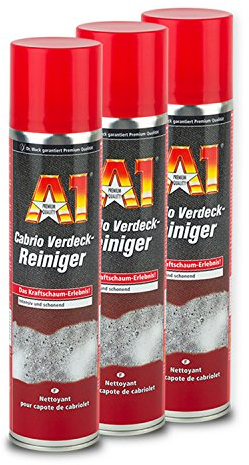 Dr. Wack 3X A1 Cabrio Verdeck Reiniger Verdeckreiniger Dachreiniger 400Ml