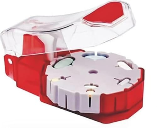 YRDGRG Pill Cutter - Pill Splitters for Small or Large Pills - Cuts up to 14 Different Shaped Pills or Vitamins with Self-Retracting Blade