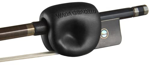 WADA Bow Grip Aide à la prise de l'archet de violoncelle - Pour toutes les tailles - Facile à mettre en place - Position détendue de l'archet