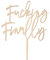 LOVENJOY Funny Finally Cake Topper Matrimonio Rustico Legno Topper Torta Matrimoniale Sposi Divertenti Decorazione per Torta Nuziale