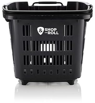 BALSAT Cesta de la Compra 34L - Resistente y Espaciosa, Ideal para Supermercado, Hogar y Compras Diarias, Diseño Ergonómico y Fácil de Transportar