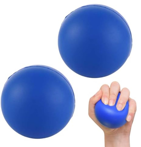MOLZINY 2 Piècespoignée balle Anti-Stress Balle Résistance Balle pour Mains De Stress d'exercice De Force De Doigt De Main Entraîneur de Doigts Balles pour Renforcement de Main Doigts Poignets