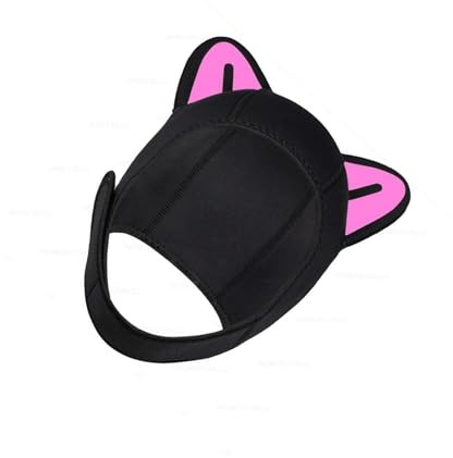 QUILSTM Gorra de Neopreno con Correa para la Barbilla, fácil de Poner y Quitar, Protege contra molestias en el Agua, Calidez, esnórquel, Kayak,