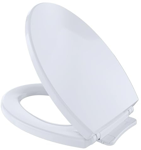 TOTO® SoftClose® Slow Close Elongated Toilet Seat and Lid, Cotton White - SS114#01