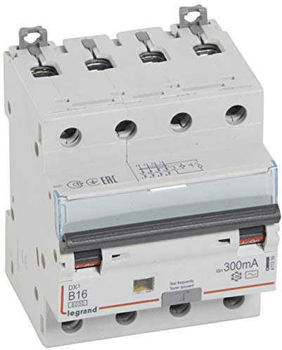 Disjoncteur différentiel DX³ 6000 4P - 400V~ - 16A - 300mA - courbe B