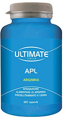 Apl - stimola l'aumento del GH ormone della crescita - arginina piroglutammato e lisina - 120 compresse - Ultimate Italia.